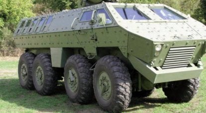Armored fighting vehicle of the Serbian production "Lazar"