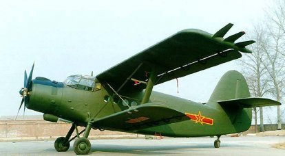 Biplano Y-5 - Copia china del An-2 soviético