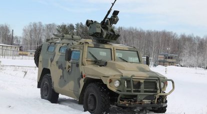 As tropas receberam mais um lote de veículos blindados “Tiger” com o módulo “Crossbow-DM”