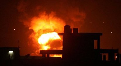 Израиль атаковал два объекта в Газе в ответ на ракетный обстрел