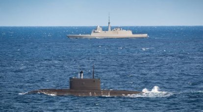 The passage of the Russian diesel-electric submarine through the Bay of Biscay forced the French Navy to send a frigate to "intercept" the submarine