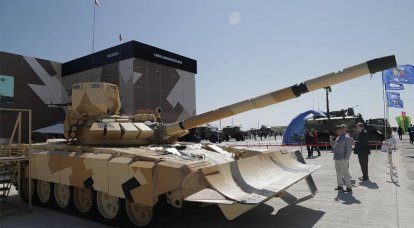 "Uralvagonzavod" presentó una versión del tanque T-72 para la lucha callejera en el extranjero