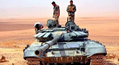 시리아에 T-72B3 탱크가 처음으로 유도 미사일 사용