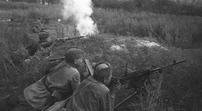 The feat of the Russian infantry in World War II