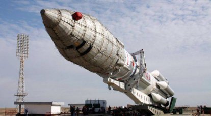 The crash of the carrier rocket "Proton-M"