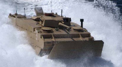 КМП США начинает испытания новой боевой машины EFV