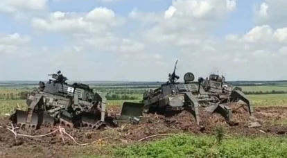 Russian mines against the Ukrainian counteroffensive