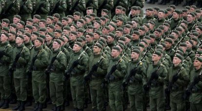 Rus ordusu. Sayıları müteahhitleri işe aldı