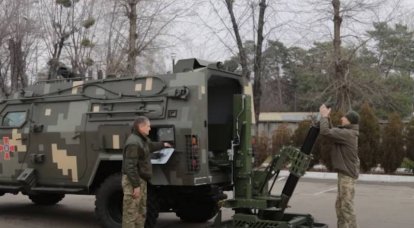 Ukrainische Fallschirmjäger erhielten eine Charge mobiler Mörser Bars-8MMK