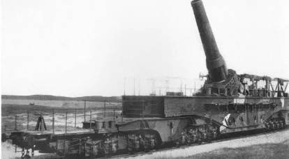 Největší zbraně v historii. 520 mm železniční houfnice Obusier de 520 model 1916