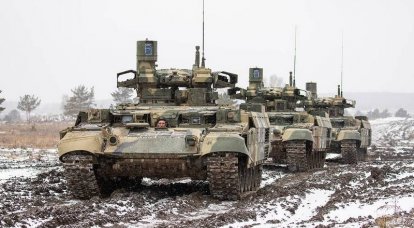 The first batch of BMPT "Terminator" entered the troops for trial operation
