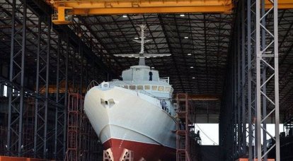 В Петербурге на воду спустят новый корабль проекта 22800 "Тайфун"