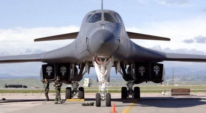 American squadron of bombers located in Qatar