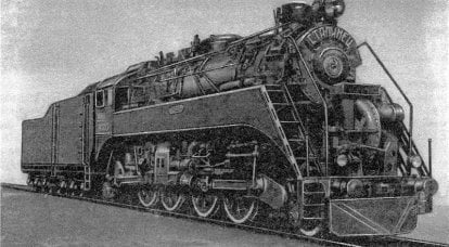 Project of heat steam locomotive №8000