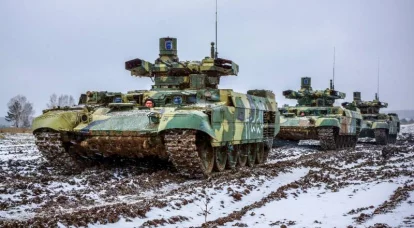 Ukraina. Återigen ersätter lätta fordon BMPT