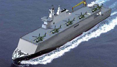 Projetos dos navios universais Blohm + Voss MRD-150 e MRD-200 (Alemanha)