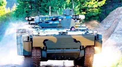 BMP מבטיח המבוסס על פלטפורמת Kurganets-25. אינפוגרפיקה