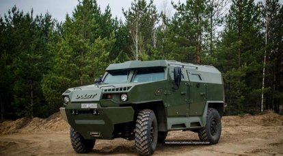 В Беларуси испытывается новая бронемашина Volat V1