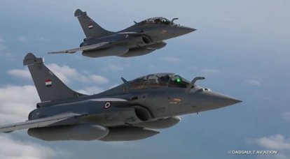 Egito recebeu o próximo lutador 3 Dassault Rafale