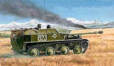 Самоходная артиллерия десанта: АСУ-76, АСУ-57, АСУ-85