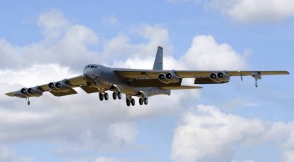Ein B-52N-Stratege der US-Luftwaffe wurde erneut in der Nähe der Grenzen der Region Kaliningrad gefunden