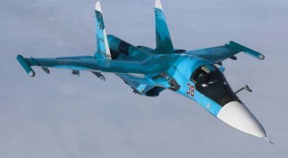 Тренировка экипажей Су-30СМ и Су-34 по дозаправке в воздухе