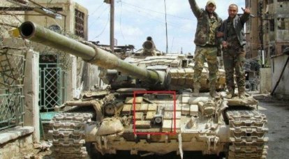 시리아의 T-72 탱크의 새로운 개선