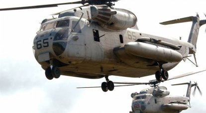 Американские вертолеты CH-53 прекратили полеты на Окинаве до выяснения причин аварии