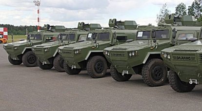 Белоруссия получила новую партию китайских броневиков