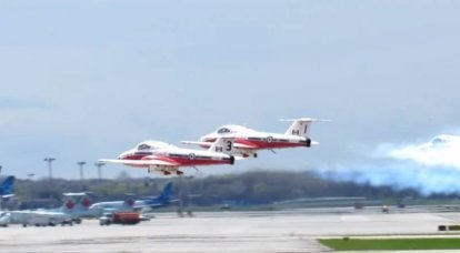 Airshow de EE. UU. Se estrella con el accidente CT-114 de la Fuerza Aérea de Canadá