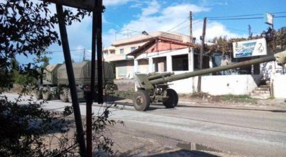В Сирии замечены тягачи КамАЗ и гаубицы «Мста-Б»