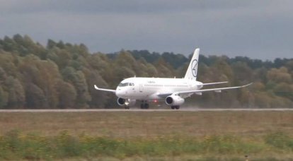 SSJ100 aircraft with saber endings completed flight tests