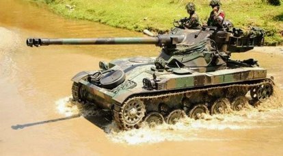 Noch im Einsatz: Leichter Panzer AMX-13 in Indonesien im Einsatz gesehen
