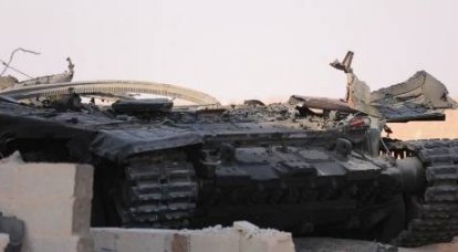 В Сирии попал на фото уничтоженный Т-90