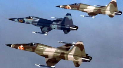"두 번째 숨결"전투기 F-5