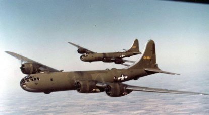 Fortress with wings - strategic bomber Boeing B-29 "Superfortress"