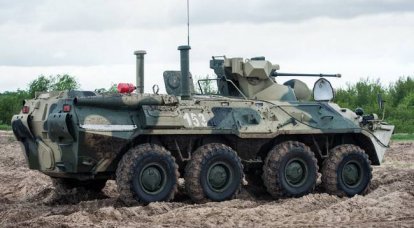 Mehr als 50 neueste BTR-82A erhielt eine neue Panzerdivision im Ural