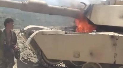 사우디 탱커의 치명적인 실수. Hussites에 의한 "Abrams"의 파괴