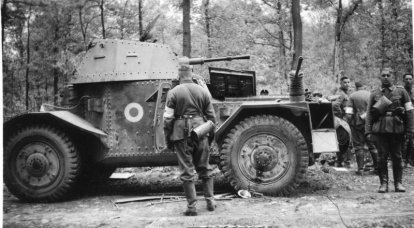 İkinci Dünya Savaşı'nın tekerlekli zırhlı araçları. 5’in bir parçası. Fransız Panhard 178 / AMD 35 Zırhlı Araç