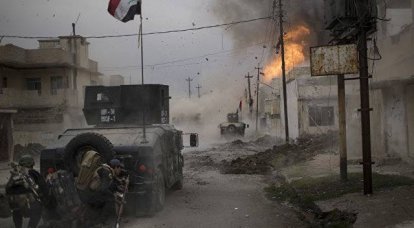 Иракская армия пытается взять район Мосула