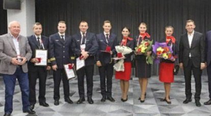 La tripulación de Airbus A321, que estaba sentada en un campo de maíz, recibió las llaves de los apartamentos en Ekaterimburgo.