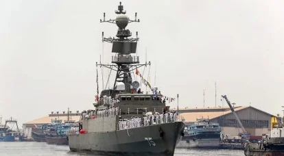 La Armada iraní envió su destructor a la India para participar en ejercicios navales a gran escala.