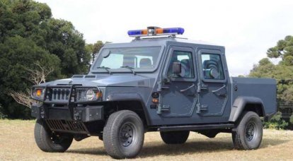 Marrom M27 carro blindado de patrulha ligeira da OTT Technologies e Agrale
