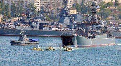 Grandes navios de desembarque da frota russa