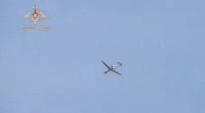 Reconnaissance and strike UAV "Forpost-RU" in the Special Operation