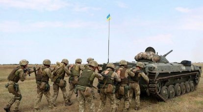 Украино-американская рота на учениях разгромила "зелёных человечков"