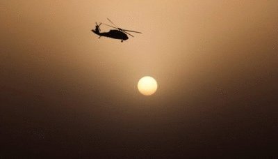 O acidente de um helicóptero da OTAN no Afeganistão: matando seis tropas estrangeiras