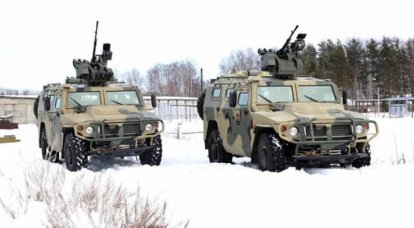 Das Verteidigungsministerium verabschiedete die "Tiger" mit dem Kampfmodul "Arbalet-DM"
