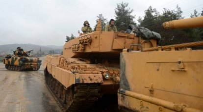 СМИ: колонна турецких танков введена на юг провинции Алеппо для преследования курдов