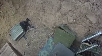 MaryinkaのDPRのNMによって取られたウクライナの塹壕からの報告